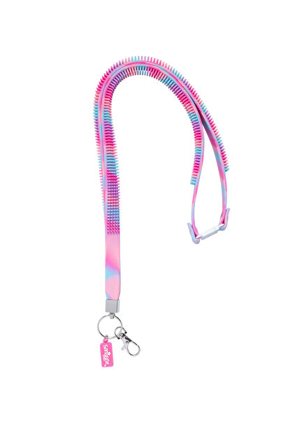 Pink Neck Strap with Scented Spike Buckle