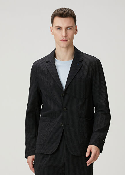 Black Embossed Jacket