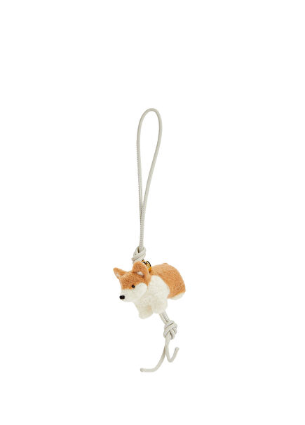 Corgi Deri Garnili Yün Çanta Aksesuarı