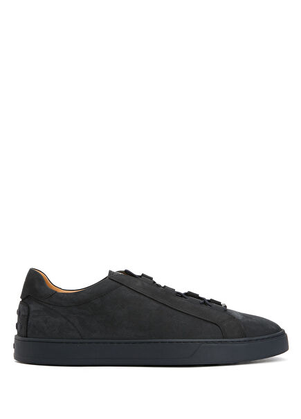 Lacivert Erkek Deri Sneaker
