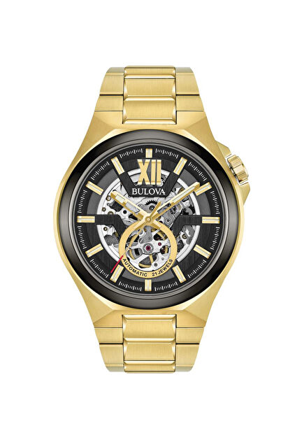 98A178 Gold Yellow Steel Men's Watch