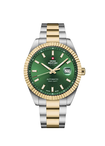 SMA34110.08 Altın Sarısı Çelik Erkek Kol Saati