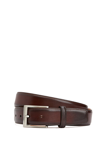 Brown Mens Leather Belt