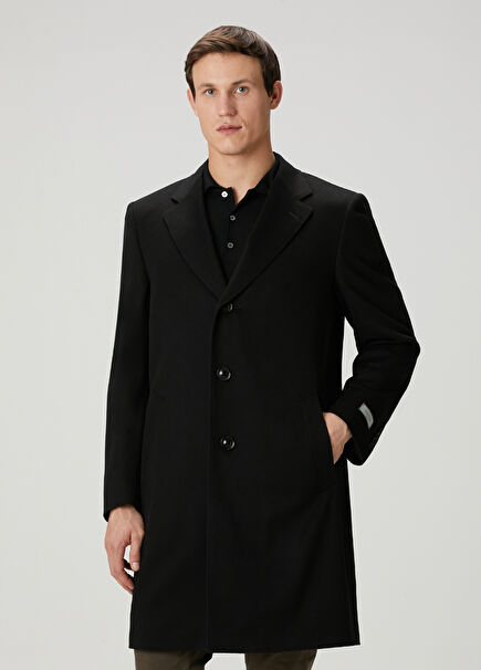 Black Cashmere Coat