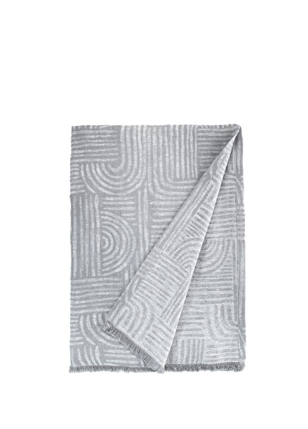 Miro Linen Gray Single Bedspread
