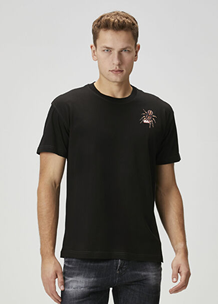 Norm Spider Siyah T-shirt