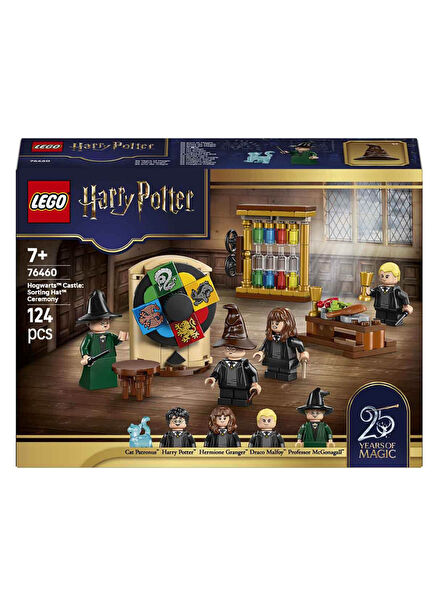 Harry Potter Hogwarts Castle: Sorting Hat Ceremony 124 Piece Age 7+ Minifigure Building Toy 76460