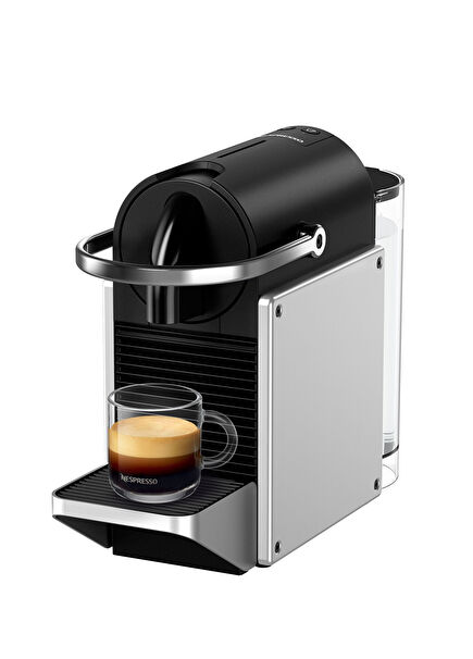 D62 Pixie Gümüş Kahve Makinesi