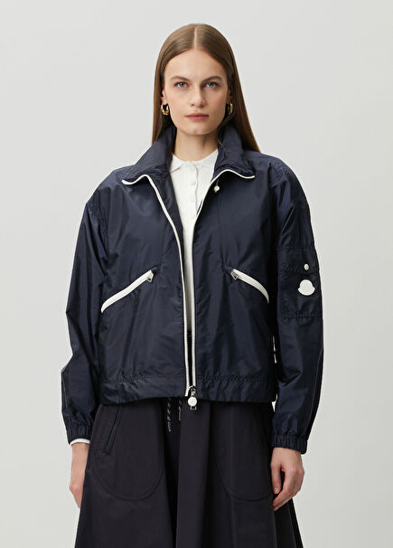 Marmacy Navy Hooded Jacket