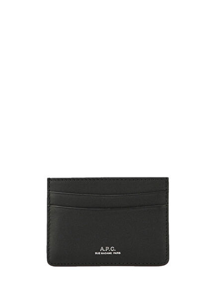 Andre Siyah Erkek Deri Kartlık