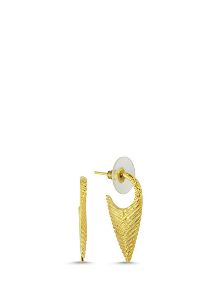 Palm Leaf Women's Silver Earrings