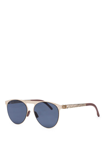 Barver 07PE Gold Color Titanium Unisex Sunglasses
