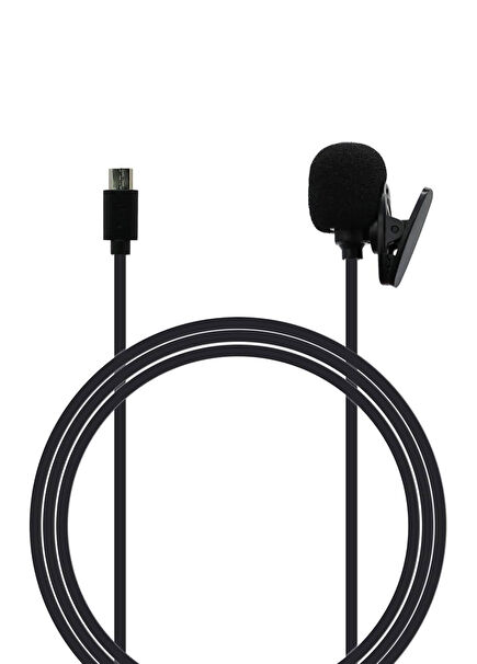 Action Camera Microphone with Micro USB Input Compatible with Cameras
