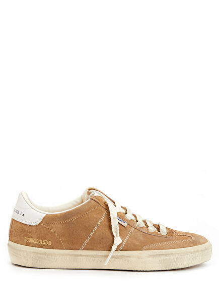 Soul Star Beige Women's Leather Sneakers