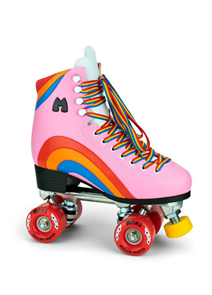 Rainbow Rider Pink Quad Skates