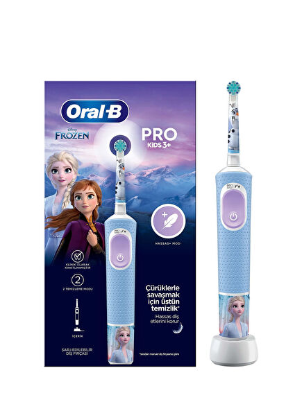 Vitality Pro Frozen Özel Seri Çocuklar İçin Şarj Edilebilir Diş Fırçası