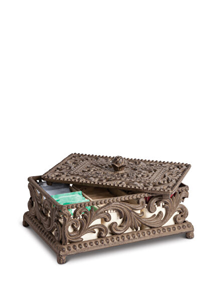 Acanthus Ceramic Tea Box