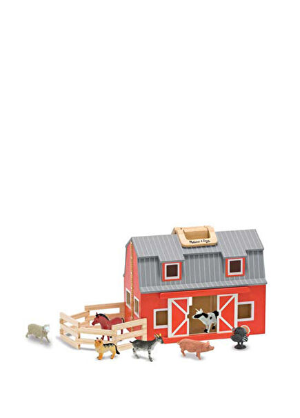 Wooden Portable Farm Playset