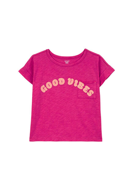 Kısa Kollu Kız Çocuk T-shirt