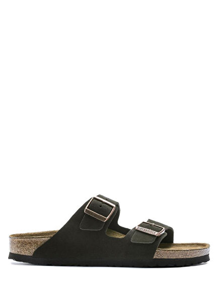 Arizona Dark Brown Mens Suede Sandals