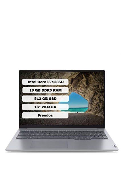 ThinkBook 16 G6 IRL Intel Core i5 1335U 16GB 512GB SSD Freedos 16" WUXGA Laptop 21KH001ETR