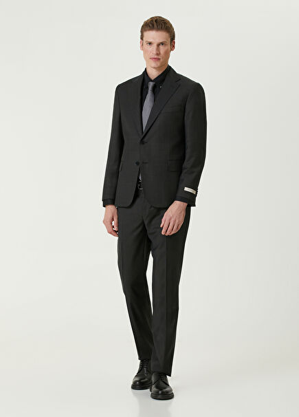 Black Wool Suit