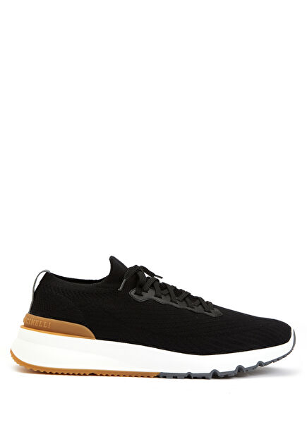 Men's Sneakers With Black Logo Detail