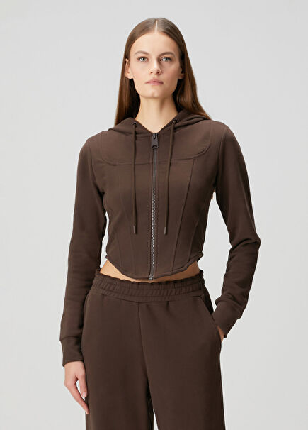 Reina Brown Hoodie