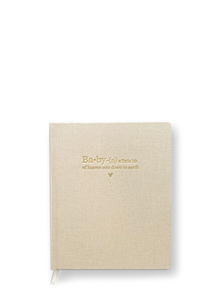 Linen Baby Memory Book