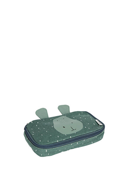Mr. Hippo Green Kids Pencil Case