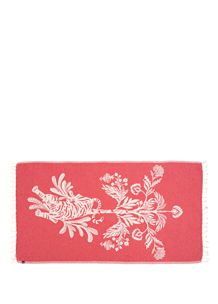 Baklan İplik Fuşya Boyalı Pamuklu Peştamal