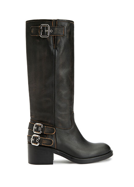 Dakota Black Women's Leather Boots