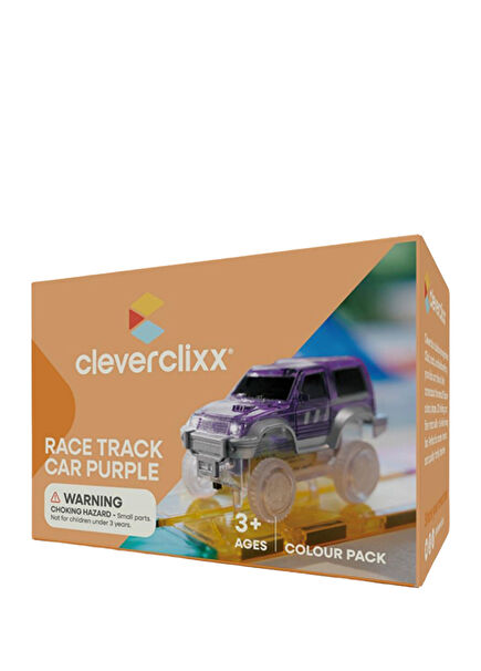 Race Track Car Pastel Purple Race Car