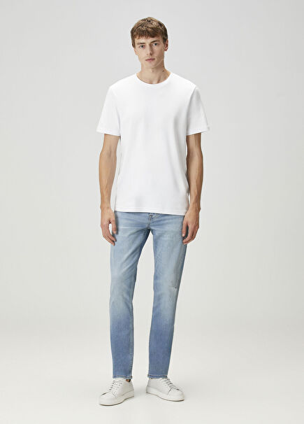 Slimmy Tapered Açık Mavi Jean Pantolon