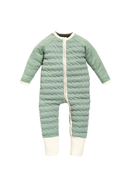 1.5 TOG Sage Yeşil Pamuklu Unisex Bebek Çocuk Uyku Tulumu