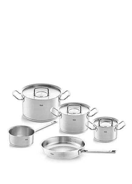 Original Profi Collection Metal Kapaklı 8 Parça Çelik Tencere Seti