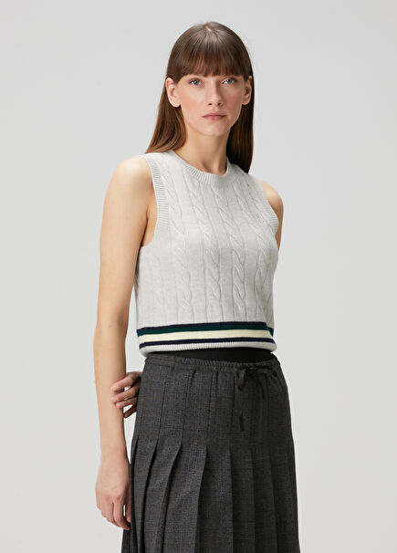 Maene Grey Wool Sweater