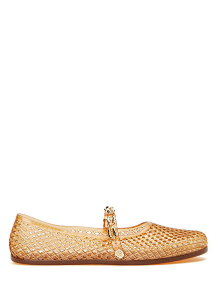 Iro Camel Mesh Ballet Flats