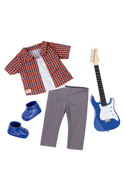 Plaid to Rock Doll Outfit