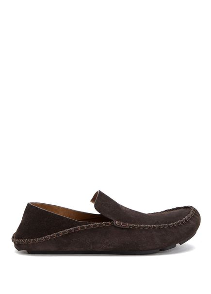 Rambla Koyu Kahverengi Erkek Süet Loafer