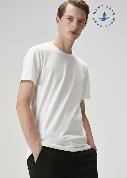 Beyaz Basic T-shirt
