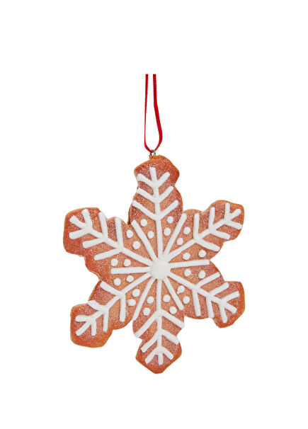 Kar Tanesi Formlu Yılbaşı Süsü