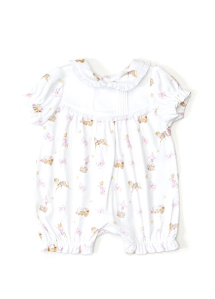 Desenli Kız Bebek Tulum