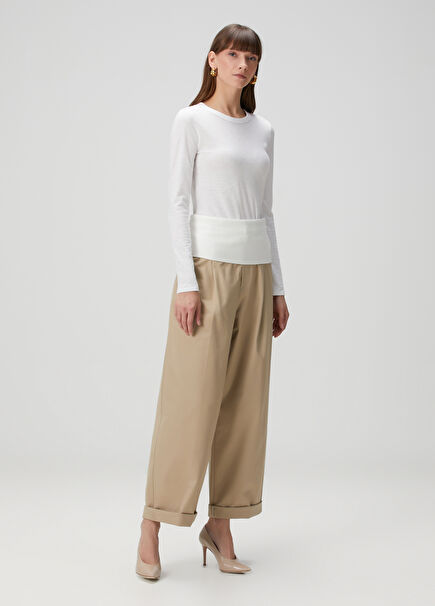 Beige Pants
