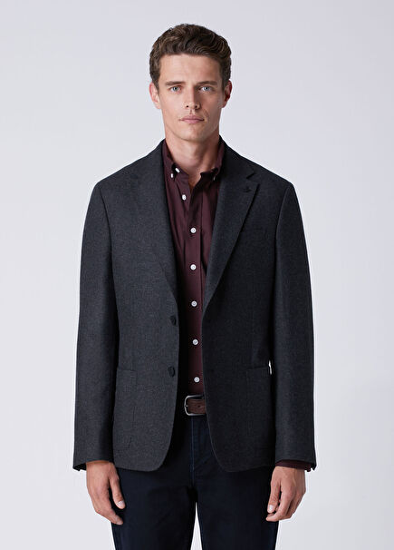 Anthracite Wool Jacket