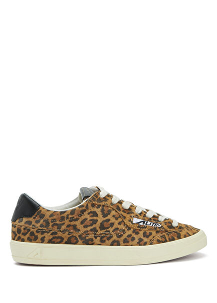 Windscape Leopar Kadın Süet Sneaker