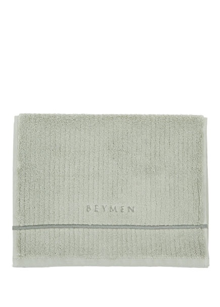Light Green Logo Embroidered Hand Towel