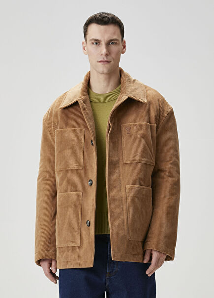 Tan Velvet Coat