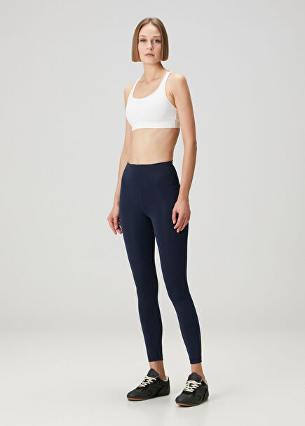 Wunder Train High Rise Lacivert Tayt 25"