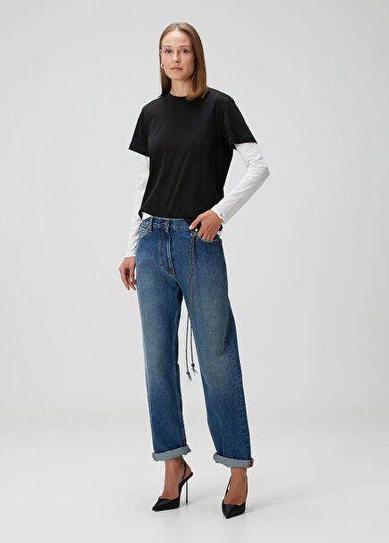 Naomi Blue Boyfriend Jeans